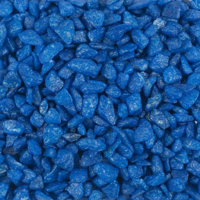 Produktbild von Dekosteine 5-8mm. Farbsteine, Dekokies, bunte Steine. 5kg Blau