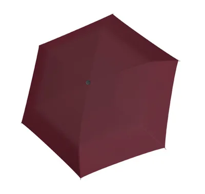 Obrázek produktu pro Doppler Carbonsteel Lehký bordó plochý manuální deštník