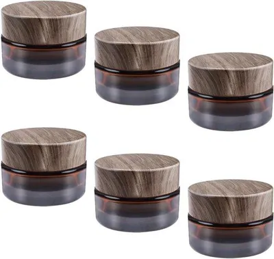 Produktbild von Kunststoff-Crèmepottchen 6 Stück 20 ml - Zalfpottchen - Kunststoffdeckel - Herstellbare Cremepottchen für Cremes und Lotionen - Aufbewahrungspottchen