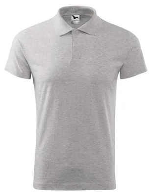 Produktbild von Malfini - Poloshirt für Herren, Single Jersey PP10013 (S) (Grau/Silber)