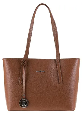 Imagen del producto de Bolso de hombro para mujer Pierre Cardin, de cuero genuino, con cremallera, fabricado en Italia