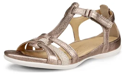 Immagine prodotto di Ecco Flash 2408735746 sandalo da donna, Grigio Caldo Metallizzato, pelle, NUOVO - sandalo / fionda da donna, multicolore, pelle