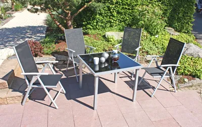 Produktbild von Garden Pleasure 305222 Hochlehner 'NOLA' mit Armlehnen, für Außen und Innen, 1 Sitzplatz, nicht verstellbar