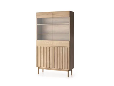 Produktbild von Gala-Möbel Saori W2D 2-türige Vitrine Cremona mit Push-to-Open system