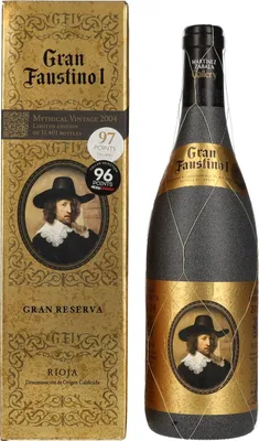 Produktbild von Gran Faustino I Gran Reserva Rioja 2004 13,5% Vol. 0,75l in Geschenkbox