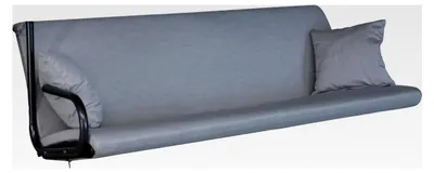 Produktbild von Hollywoodschaukel Auflage Elegance Zip - passend für viele 3-Sitzer Hollywoodschaukeln - Schaukelauflage Germany (Hellgrau wetterfest)