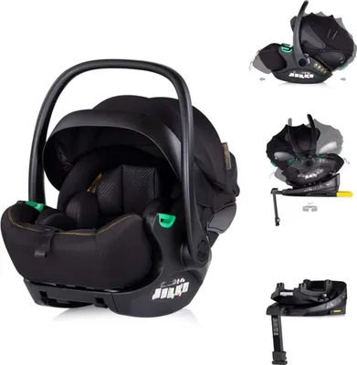 Produktbild von Chipolino Set Babyschale Isofix-Station Winner i-Size (40-87cm) Gruppe 0+ schwarz