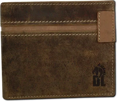 Zdjęcie produktu dla DrachenLeder portfel męski z prawdziwej skóry brązowy 11.5x10x2.5cm D2OPT083N