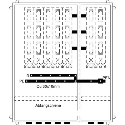 Produktbild von Striebel und John KS877AL Hausanschlussschrank IP31 2CPX032651R9999