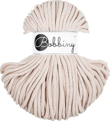 Zdjęcie produktu dla Bobbiny Premium 5 mm 50 m Nude Sznurek