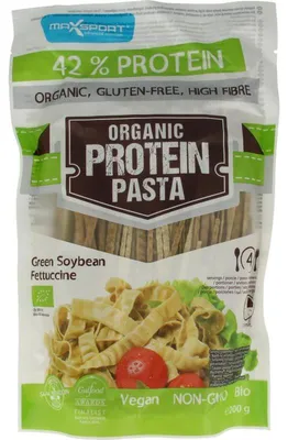 Productafbeelding van Maxsport Protein pastagreen soybean fe ttucine (200 gr)