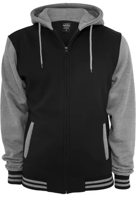 Obrázok produktu pre Urban Classics - 2-TONE Zip Hoody schwarz / grau - L
