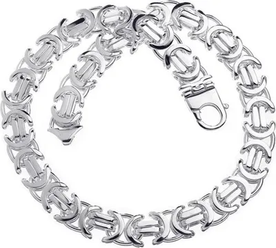 Produktbild von SILBERKETTEN STORE Königskette, flach 17mm - 925 Silber, Länge wählbar von 50-100cm - 65cm