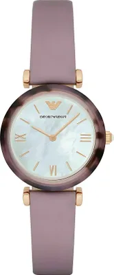 Zdjęcie produktu dla Zegarek damski Emporio Armani Classic w kolorze złotym i fioletowym