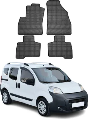 Immagine prodotto di 2007-2017 Citroen Nemo 5 Persone Tappetini in Gomma Nero 4 pz