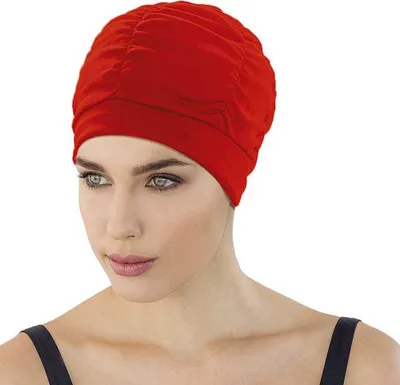 Produktbild von Fashy Fabric Badekappe Rot Rot One Size