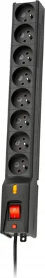 Immagine prodotto di Presa multipla con protezione da sovratensioni Lestar LX 810 G-A - 8 prese UTE, 10 A, 1,5 m, nera