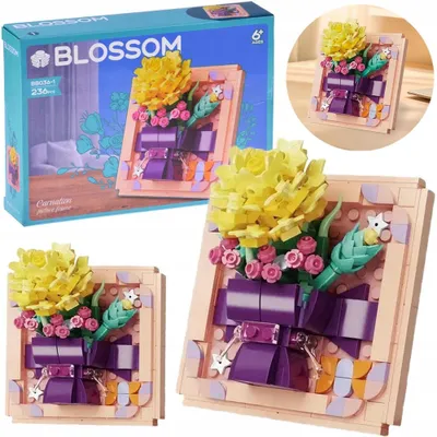Produktbild von Jokomisiada Konstruktionsbausteine Rosen im Rahmen 200 Teile