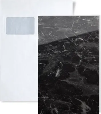 Produktbild von 1 MUSTERSTÜCK WallFace S-19341 DIN A5 | Wandpaneel Muster MARBLE BLACK AR+