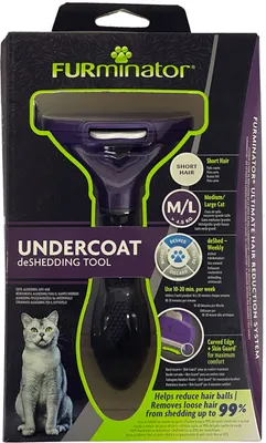 Produktbild von FURminator für kurzhaarige große Katzen, deShedding Pflege Werkzeug