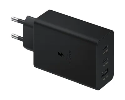 Produktbild von Original NETZ - IMPULS - LADEKABEL SAMSUNG Schnellladegerät EP-T6530NBEGEU USB Typ C 3A 65W blister