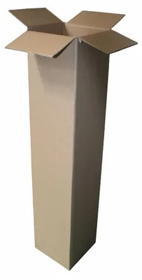 Produktbild von 1x Versandhülsen 1000x200x200mm (Außenmaß) 1-wellig braun