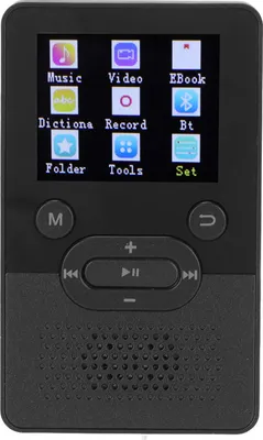 Produktbild von T9 MP4 Player 1.8 Zoll Farbbildschirm Lossless Sound MP3 Player mit Bluetooth 4.2 Unterstützt SpeicherkartenerweiterungSchwarz 16GB