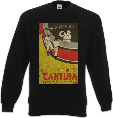 Produktbild von Urban Backwoods Chalmun's Cantina Vintage I, Sweatshirt, Farbe: Schwarz, Größe: XL