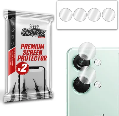 Immagine prodotto di GrizzGlass OnePlus HybridGlass - Vetro protettivo per fotocamera per Nord 3