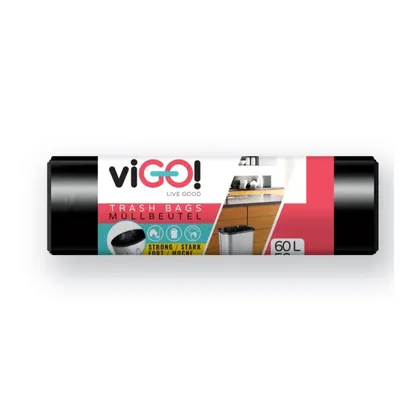 Produktbild von Mllscke schwarz 60 l HD 50 PCs. Standard Vigo
