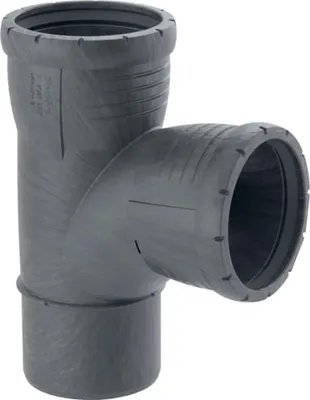Produktbild von Geberit GE Silent-Pro, Bogenabzweiger, 87,5°, d110/90 mm, 1 Stk.