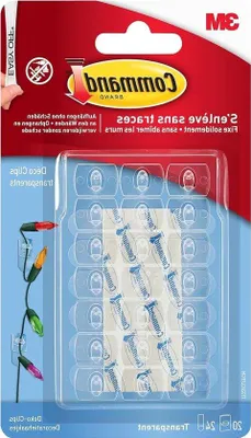 Produktbild von Kleine transparente Dekorationsklammern Set