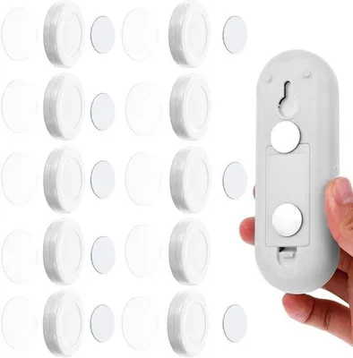 Image de Kit de fixation murale autocollante pour support de télécommande magnétique