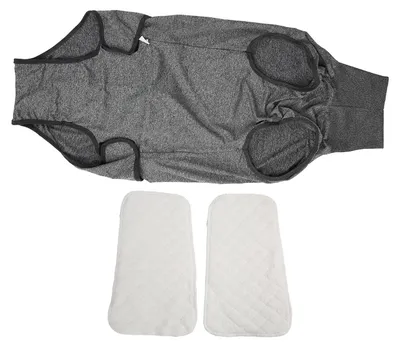 Produktbild von Ganzkörper-Hundewindel, wiederverwendbar, physiologische Kleidung für männliche und weibliche Hunde, Menstruation, Neutrum, chirurgische Genesung, M