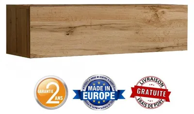 Image de meuble TV - Switch RTV 2 - L 120 cm x P 30 cm x H 40 cm - Bois