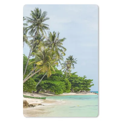 Produktbild von MuchoWow® Mauspad Mousepad Palmen - Strand - Sommer - Tropisch 40x60 cm - Mousepads - Maus Mat - Pad - Mausunterlage - Schreibtisch Accesoire