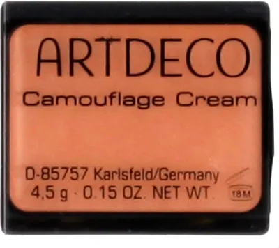 Produktbild von ARTDECO 492.5, PARAFFINUM LIQUIDUM (MINERAL OIL), PARAFFIN, HYDROGENATED POLYISOBUTENE, OCTYLDODECANOL,..., Nach dem Befeuchten des Gesichts mit einem Spatel eine kleine Menge der undurchsichtigen Foundation auftragen...