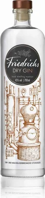 Produktbild von Friedrichs Dry Gin 0,7l 700ml (45% Vol) -[Enthält Sulfite]