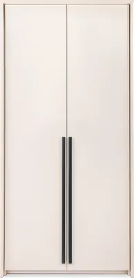 Produktbild von Drehtürenschrank Girona, 2 Türen Kleiderschrank, Moderne Garderobe, Schrank Größe: 105 x 215 x 64,5 cm