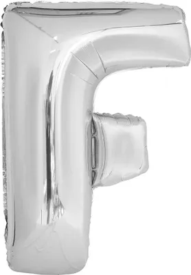 Produktbild von Unique Party - "Giant" - Folienballon "F" - Folie SG23685 (Einheitsgröße) (Silber)