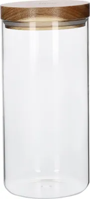 Produktbild von HOMLA CARLOS Behälter mit Akaziendeckel M 1,2 l