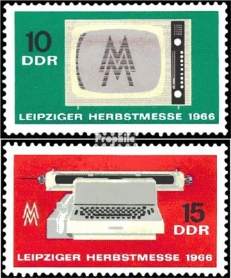 Produktbild von Briefmarken DDR 1966 Mi 1204-1205 (kompl.Ausgabe) postfrisch Leipziger Herbstmesse