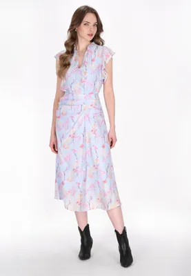 Image de Chemisier pour femme SAPORTA - bleu clair, taille S