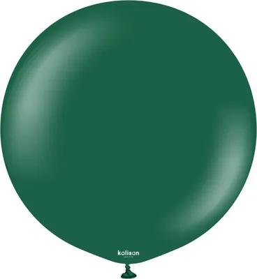 Zdjęcie produktu dla Balony lateksowe Kalisan Dark Green, c. zielony 45cm, 25 szt.