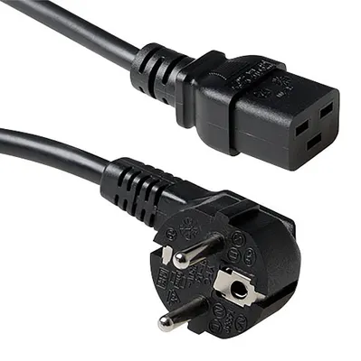 Obrázok produktu pre ACT AK5184, 1,2 m, C19 zviazané, CEE7/7, 230 V, 16 A
