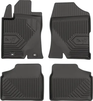 Produktbild von Fußmatten Gummimatten No.77 für Toyota Avensis II 2003-2009 TPE Schwarz 4 tlg