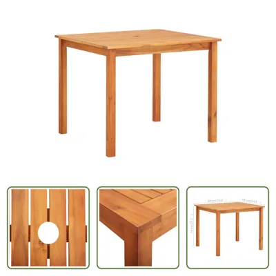 Produktbild von The Living Store Gartentisch 88x88x74 cm Massivholz Akazie