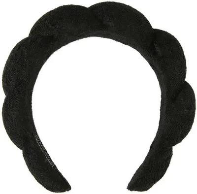 Produktbild von Stirnband schwarz, Frottee, für Make-up