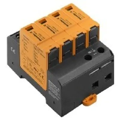 Produktbild von Weidmüller VPU AC II 4 300/50, 230 V, 50 Hz, Orange, Schwarz, IP20, 494 g, 72 mm