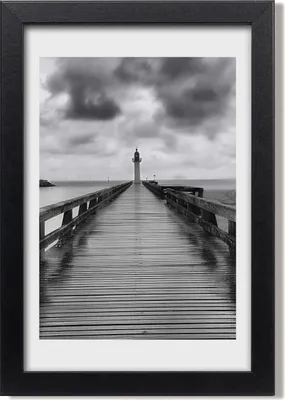 Produktbild von Bild 20x30 MDF-Rahmen, Wandkunst Leuchtturm